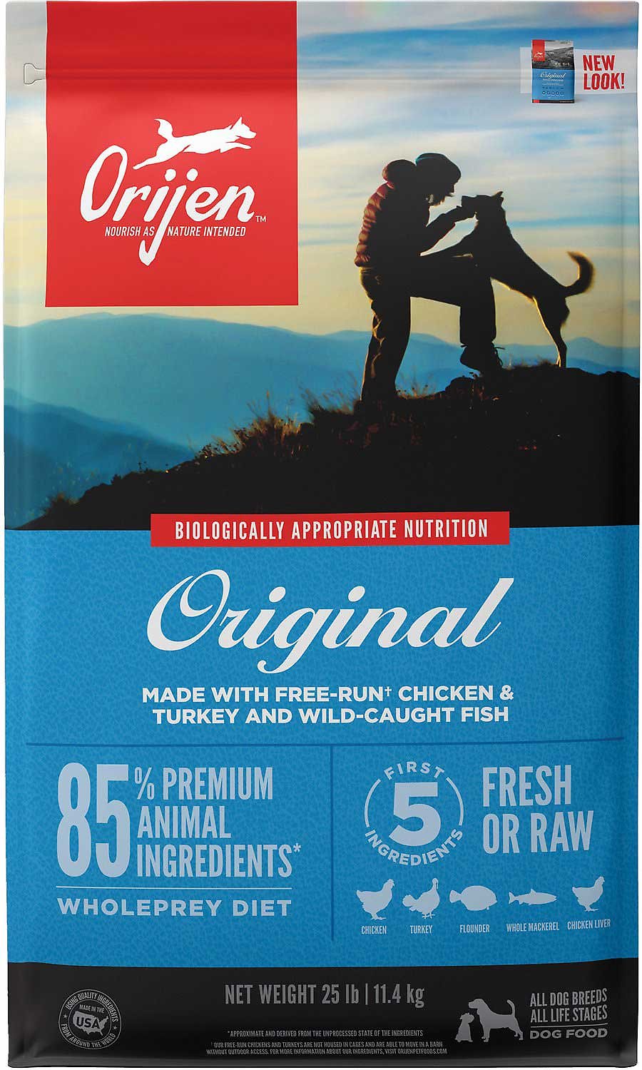 Freeze Dried Orijen Chicken Dog Food Orijen Original Biologically