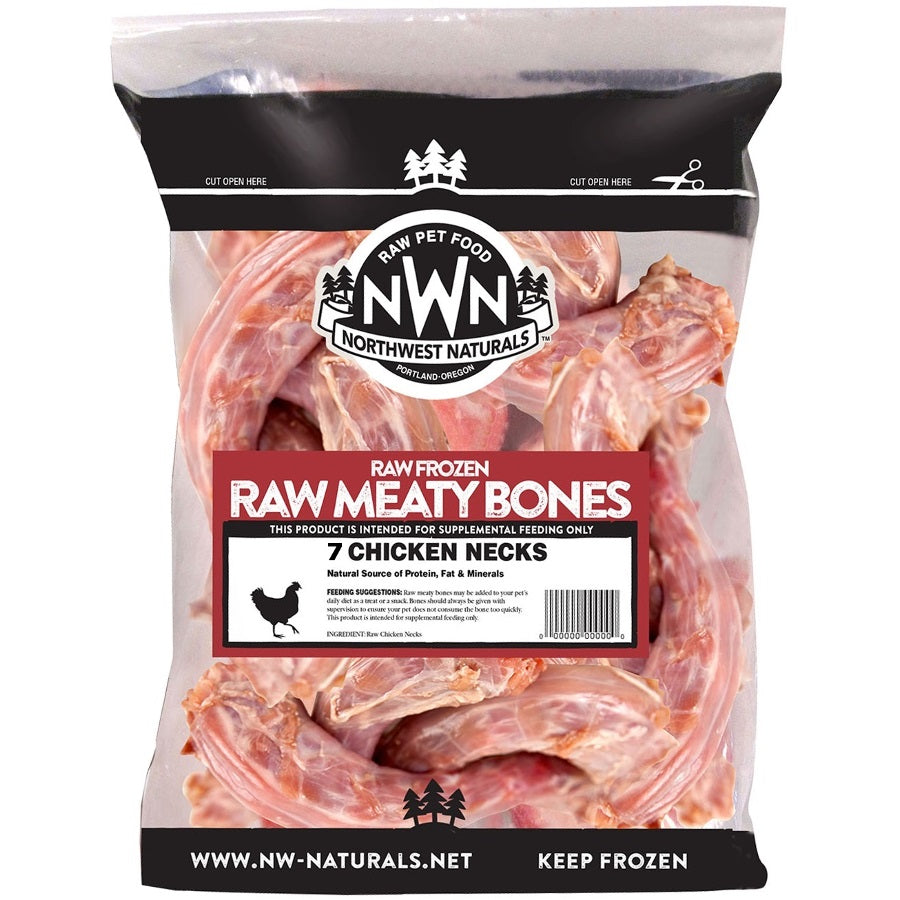 Northwest Naturals Meaty Bones Grain-Free Raw Frozen Chicken Neck