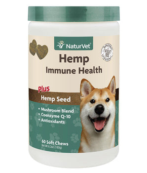 NaturVet Hemp Immune Health Soft Chews Dog Supply-Le Pup Pet Supplies and Grooming