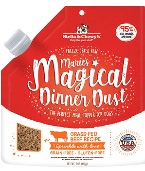 Stella & Chewy's Marie's Magical Dinner Dust Freeze-Dried Grass-Fed Beef Recipe Topper Dog Food