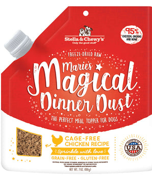 Stella & Chewy's Marie's Magical Dinner Dust Freeze-Dried Cage-Free Chicken Recipe Topper Dog Food