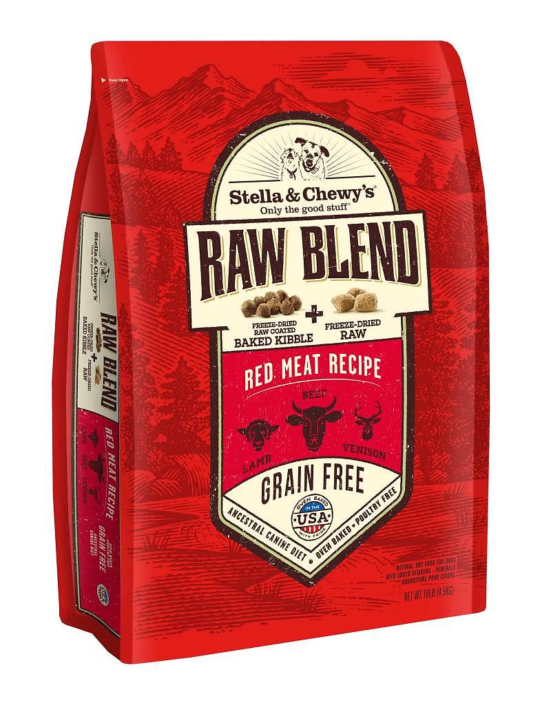 Stella Chewy's Red Meat Grain-Free Freeze-Dried Raw Blend Coated