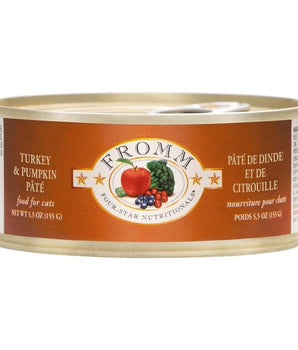 Fromm Four-Star Nutritionals Grain-Free Turkey & Pumpkin Pâté Wet Cat Food-Le Pup Pet Supplies and Grooming