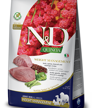 FARMINA ND Dog Quinoa Weight Management Lamb 15.4 Lb