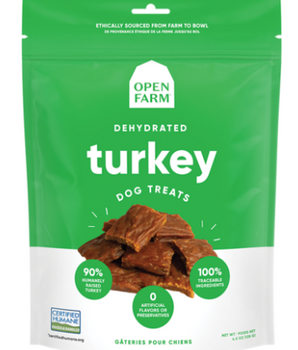 Open Farm Dog Treat Dehydrated Turkey 4.5 oz