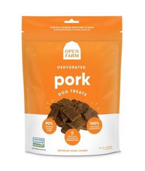 Open Farm Dog Treat Dehydrated Pork 4.5 oz