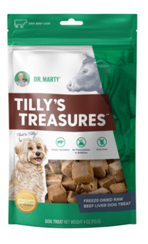 Dr. Marty Dog Treat Beef Liver 4 oz