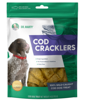 Dr. Marty Dog Treat Cod Cracklers 4 oz