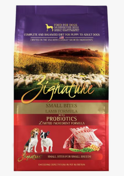 Zignature Dog Dry GF Small Bites Lamb Formula 12.5#