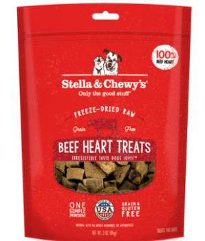 Stella & Chewy's Dog Treat FD Beef Heart 3 oz