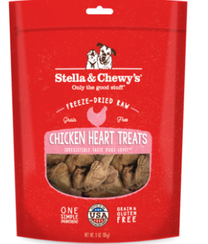 Stella & Chewy's Dog Treat FD Chicken Hearts 3 oz