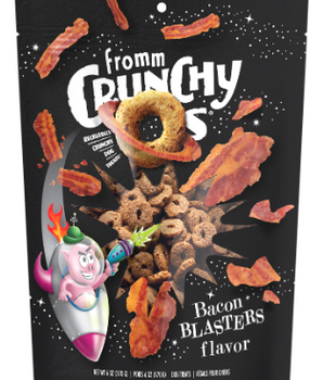 Fromm Dog Treat Crunchy O's Bacon Blasters