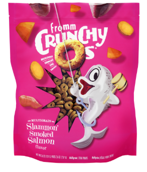 Fromm Dog Treat Crunchy O's Slammon Smoked Salmon
