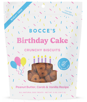 Bocce's Dog Treat Treat Birthday Cake 5 oz Bag