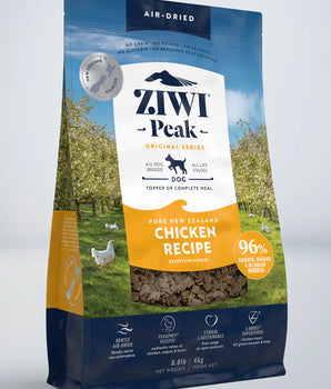 Ziwi Peak Air Dried Grain Free Dog Food 4kg Pouch - Free Range New Zealand Chicken 8.8 Lb