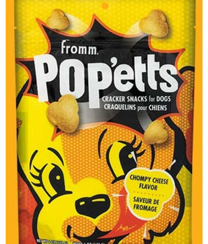 Fromm Pop'etts Chompy Cheese Golosinas para perros 6 oz
