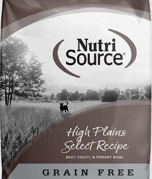 NutriSource High Plains Select alimento seco para perros sin cereales