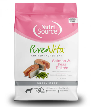 PureVita Alimento seco para perros sin cereales, salmón y patatas