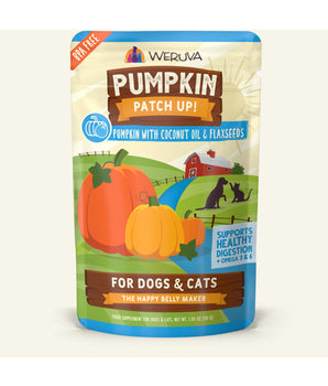 Weruva Dog Cat Pumpkin Patch Up! Coconut Oil And Flax Seeds 2.8 Oz