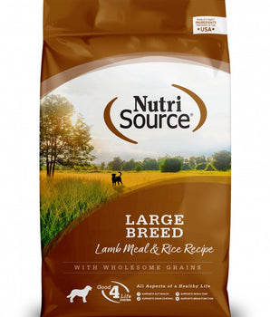 NutriSource Large Breed Adult Lamb Meal & Rice Formula Dry Dog Food