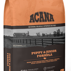 Acana Heritage Puppy & Junior Formula Grain-Free Dry Dog Food