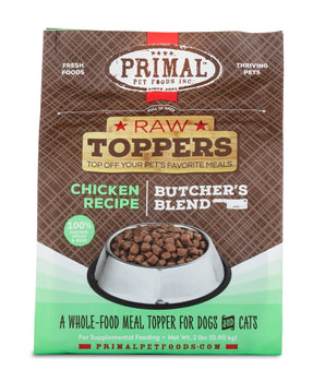 Primal Frozen Topper Butcher's Blend Chicken - Dog and Cat Food