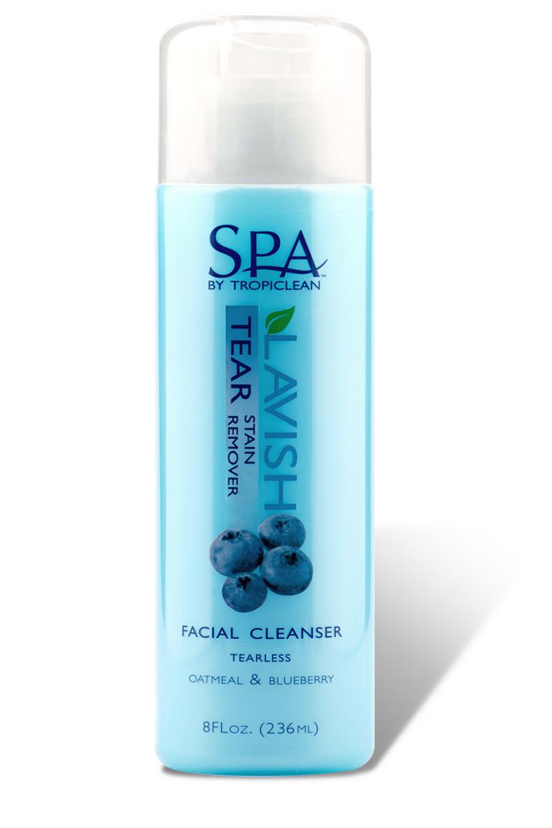 TropiClean Spa Facial Cleanser Blueberry Tear Stain Scrub for Dogs and Cats-Le Pup Pet Supplies and Grooming