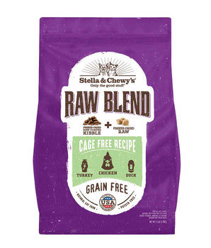 Stella & Chewy's Cage-Free Chicken Grain-Free Raw Blend Baked Kibble Cat Food