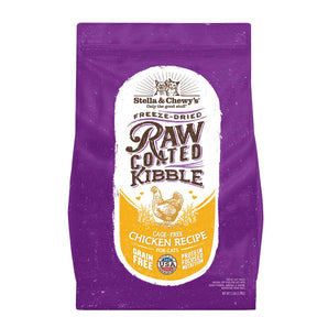 Stella & Chewy's Cage-Free Chicken Grain-Free Freeze-Dried Raw Coated Baked Kibble Cat Food