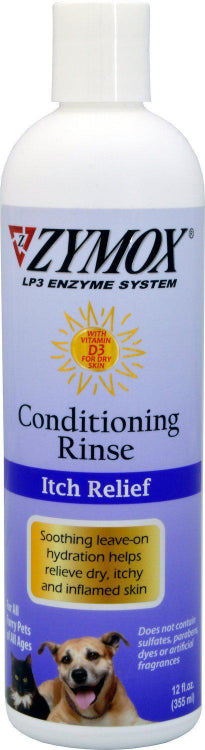 Zymox Conditioning Rinse with Vitamin D3 Itch Relief Dog and Cat Supply-Le Pup Pet Supplies and Grooming