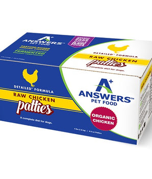 Answers Detailed Formula Raw Chicken Grain-Free Dog Food