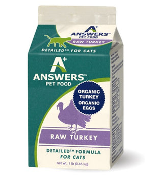 Answers Detailed Formula Raw Turkey Grain-Free Cat Food