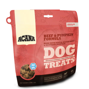 Acana Singles Beef & Pumpkin Freeze-Dried Dog Treats-Le Pup Pet Supplies and Grooming
