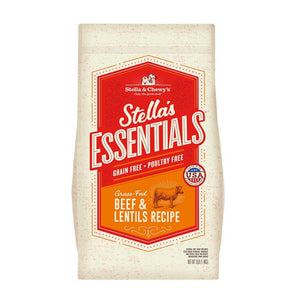 Stella & Chewy's Essentials Grain-Free Grass-Fed Beef & Lentils Recipe Dog Food