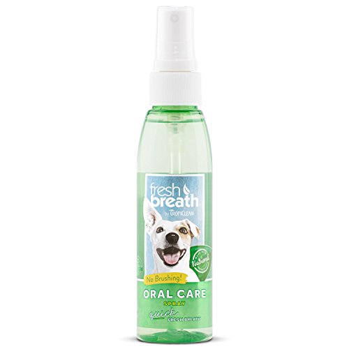 TropiClean Fresh Breath Oral Care Spray for Dogs and Cats, 4oz.-Le Pup Pet Supplies and Grooming