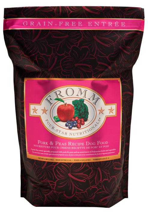 Fromm Four-Star Nutritionals Grain-Free Pork & Peas Recipe Dry Dog Food-Le Pup Pet Supplies and Grooming