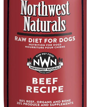 Northwest Naturals Beef Recipe Grain-Free Frozen Raw Chub Dog Food-Le Pup Pet Supplies and Grooming