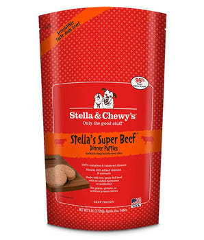 Stella & Chewy's Stella's Super Beef Grain-Free Frozen Raw Dinner Patties Dog Food-Le Pup Pet Supplies and Grooming