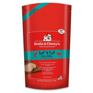 Stella & Chewy's Surf 'N Turf Grain-Free Frozen Raw Dinner Patties Dog Food-Le Pup Pet Supplies and Grooming