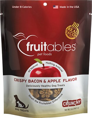 Fruitables Crispy Bacon & Apple Flavor Crunchy Dog Treats-Le Pup Pet Supplies and Grooming