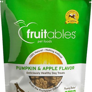 Fruitables Pumpkin & Apple Flavor Crunchy Dog Treats-Le Pup Pet Supplies and Grooming