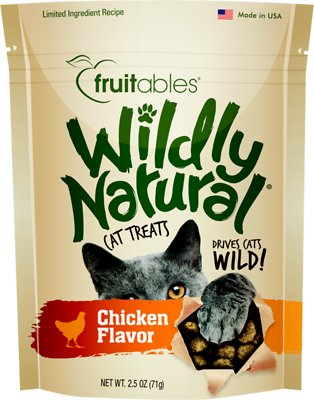 Fruitables Wildly Natural Chicken Flavor Cat Treats-Le Pup Pet Supplies and Grooming
