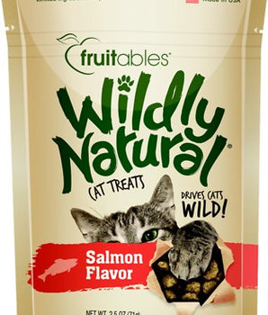 Fruitables Wildly Natural Salmon Flavor Cat Treats-Le Pup Pet Supplies and Grooming