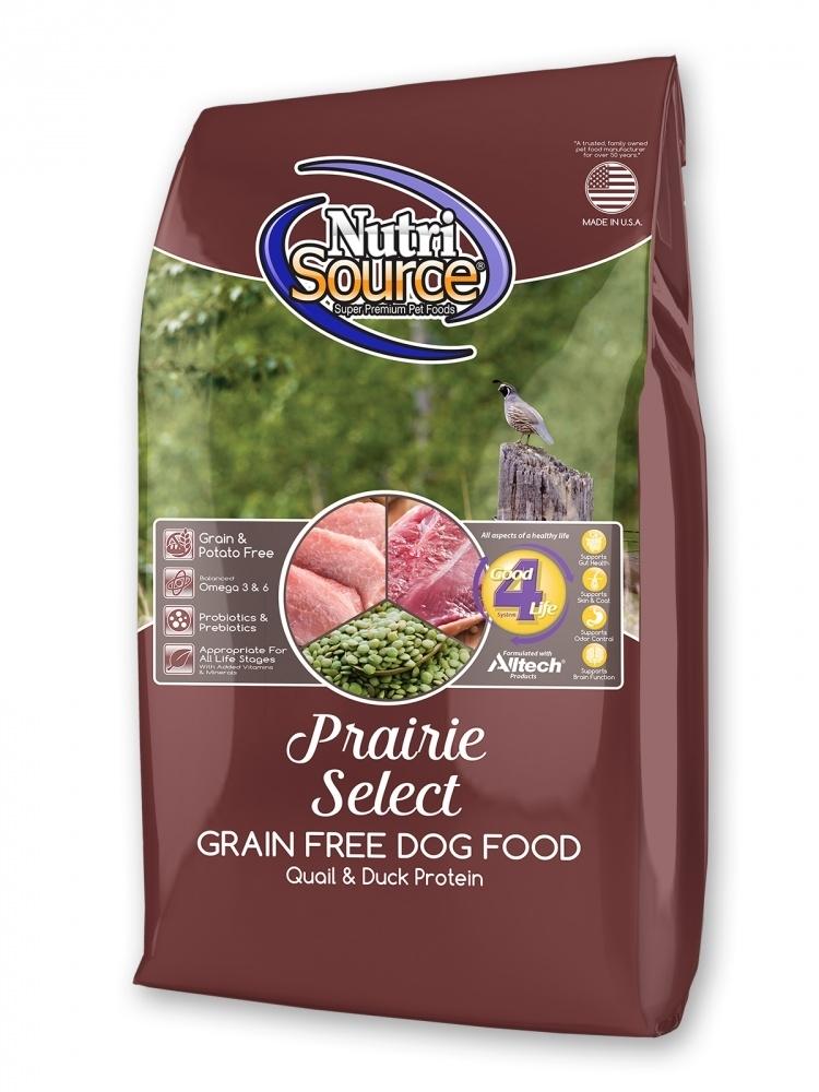NutriSource Prairie Select Grain-Free Quail and Duck Protein Dry