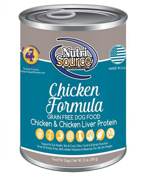 NutriSource Chicken Formula Grain-Free Wet Dog Food-Le Pup Pet Supplies and Grooming