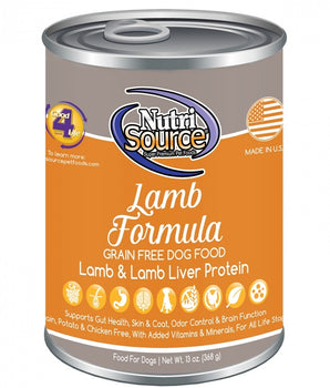 NutriSource Lamb Formula Grain-Free Wet Dog Food-Le Pup Pet Supplies and Grooming