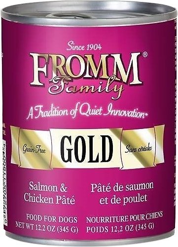 Fromm Gold Grain-Free Salmon & Chicken Pâté Wet Dog Food-Le Pup Pet Supplies and Grooming