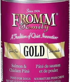 Fromm Gold Grain-Free Salmon & Chicken Pâté Wet Dog Food-Le Pup Pet Supplies and Grooming
