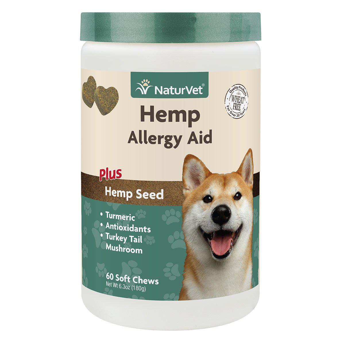 NaturVet Hemp Allergy Aid Soft Chew Dog Supply-Le Pup Pet Supplies and Grooming