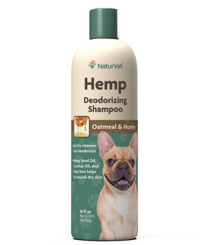 NaturVet Hemp Deodorizing Shampoo 16fl.oz Dog Supply-Le Pup Pet Supplies and Grooming